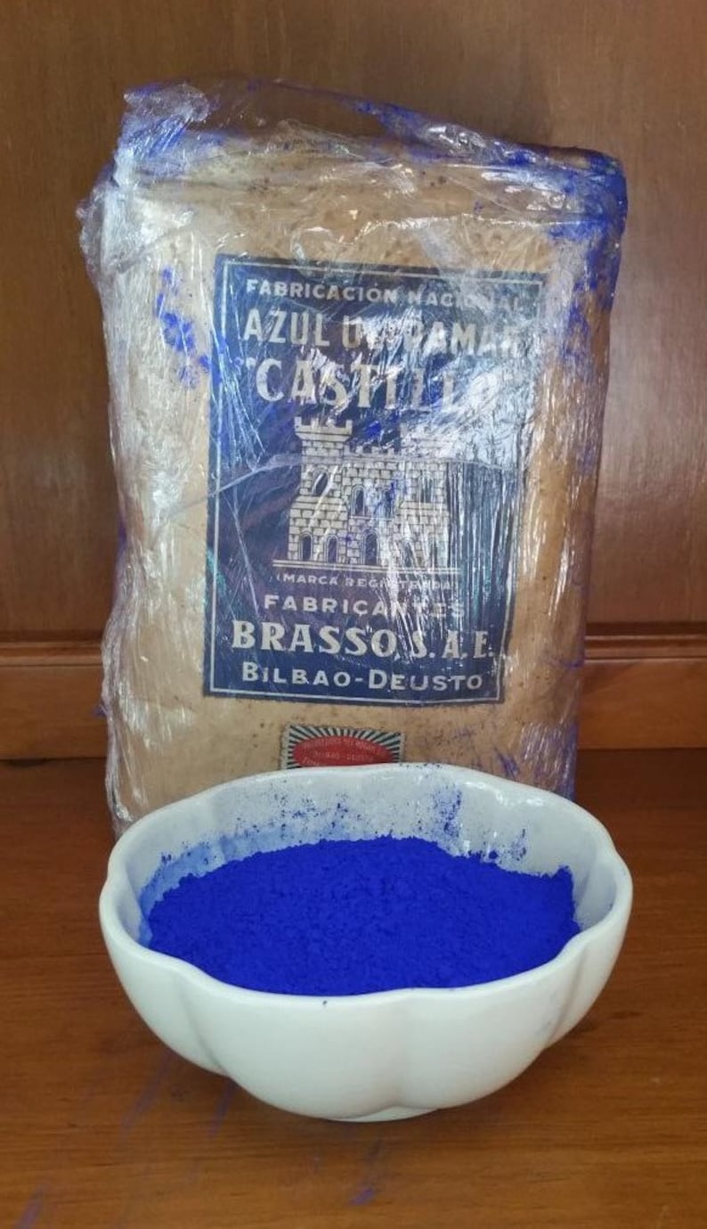 ANIL or AZULETE strictly genuine indigo blue powder from the 60s 25g, 50g, 100g image 4