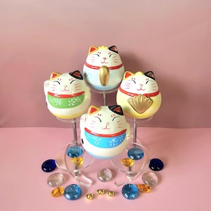 ヴィンテージ日本製招き猫陶器貯金箱 – 幸運の猫の置物 - Etsy 日本