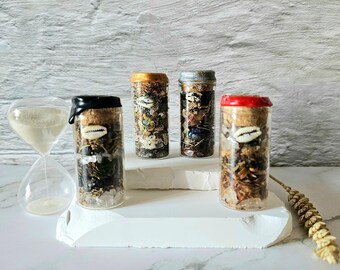 Zauberflasche, Hexenglas-Amulett, Liebe, Wohlstand, Schutz, Erfolg, Holy Incenses® von Lia Geraldes de Matos