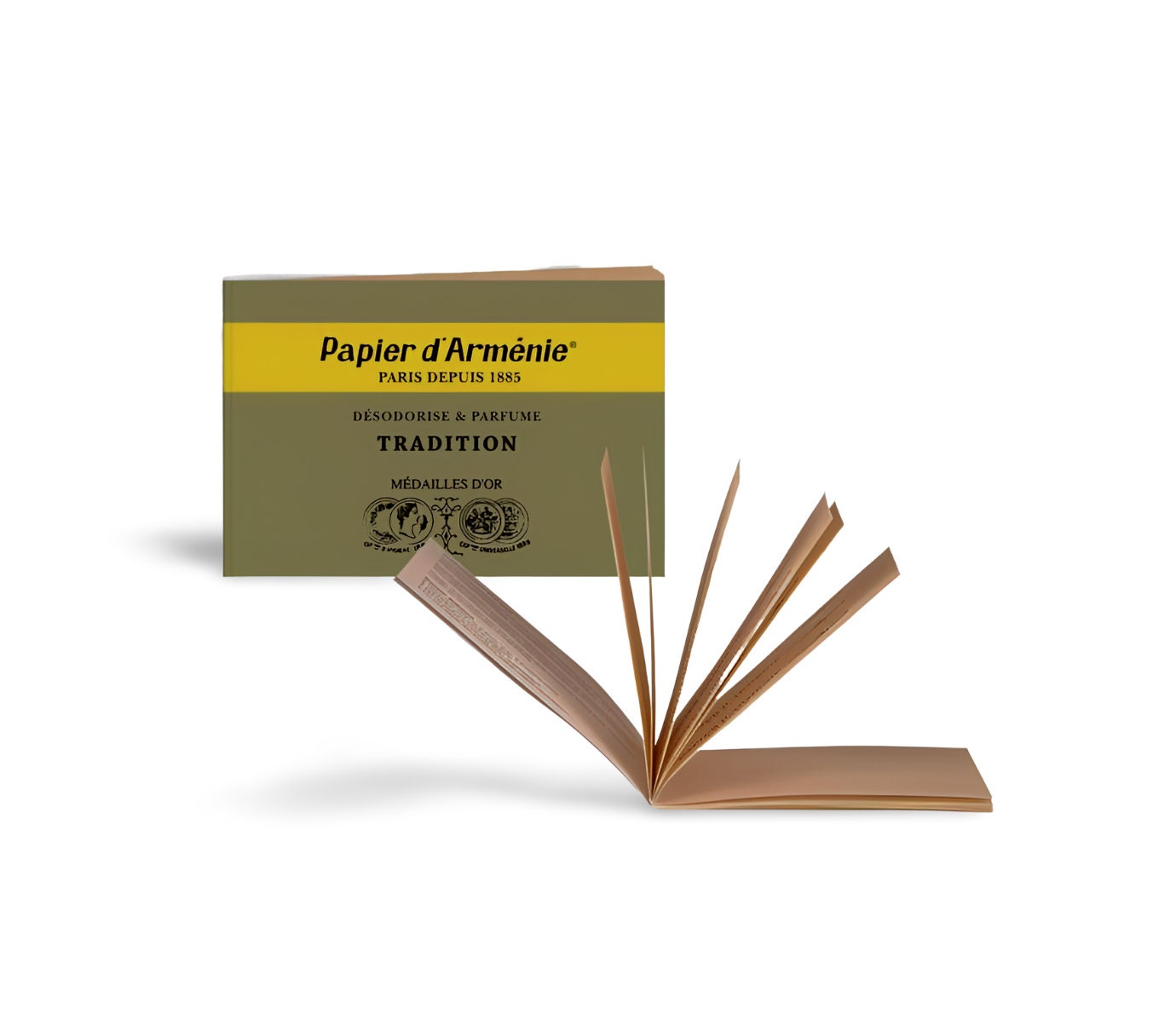PAPIER D'ARMENIE 1900 BOX With 12 Booklets 432 Uses Incense Paper From  Armenia France Offer Exclusive Matchbox 