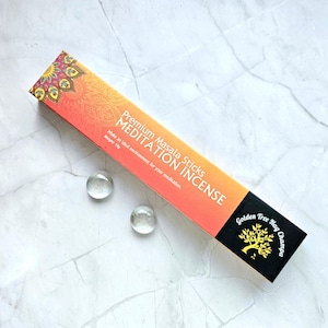 Meditation incense sticks, 3 packs with 15g each, Meditation incense, Premium Masala incense, Golden Tree Nag Champa incense