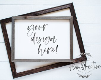 Download Farmhouse Style Frame Mockup Wood Frame Mockup Styled Stock Photography Your Design Here Canvas Frame Flat Lay Mockup Digital Download 150 Free Book And Logo Mockups For Graphic Designers PSD Mockup Templates