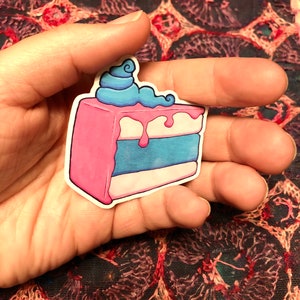 Piece of Cake Vinyl Sticker