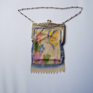 Edwardian Whiting & Davis Mesh Purse, Small Change Bag