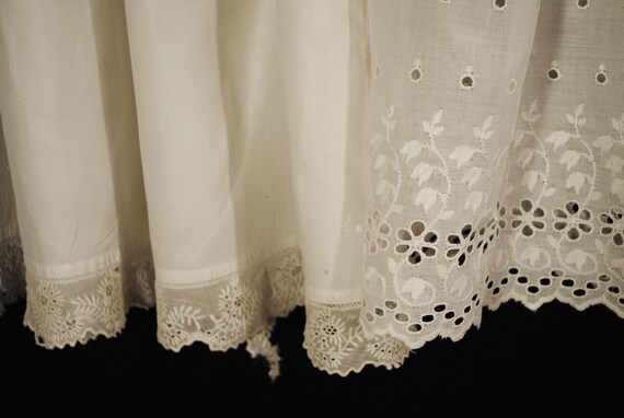 Victorian Childs Girl White Cotton Dresses And Sl… - image 4