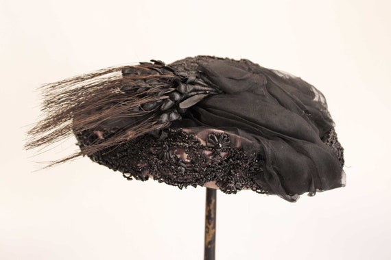 Victorian Ladies Bonnet Hats, Lot Of 3, 1880 Thru… - image 5