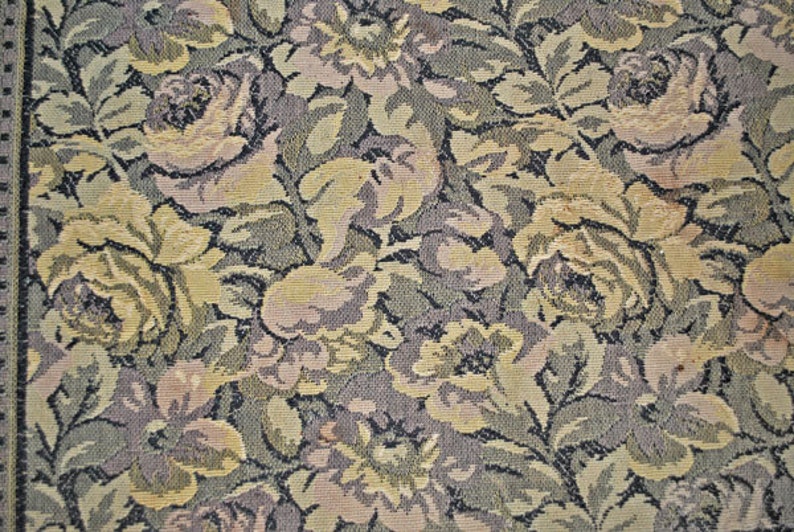 Vintage 1930s Table Runner Bureau Scarf 50 X 15