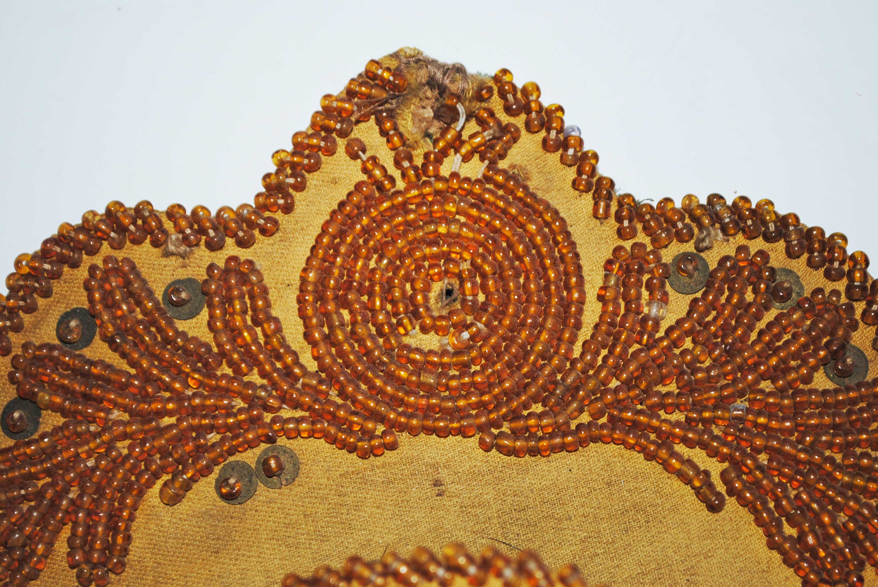 Victorian Native American Iroquois Hand Beaded Whimsey Hanging Wall ...