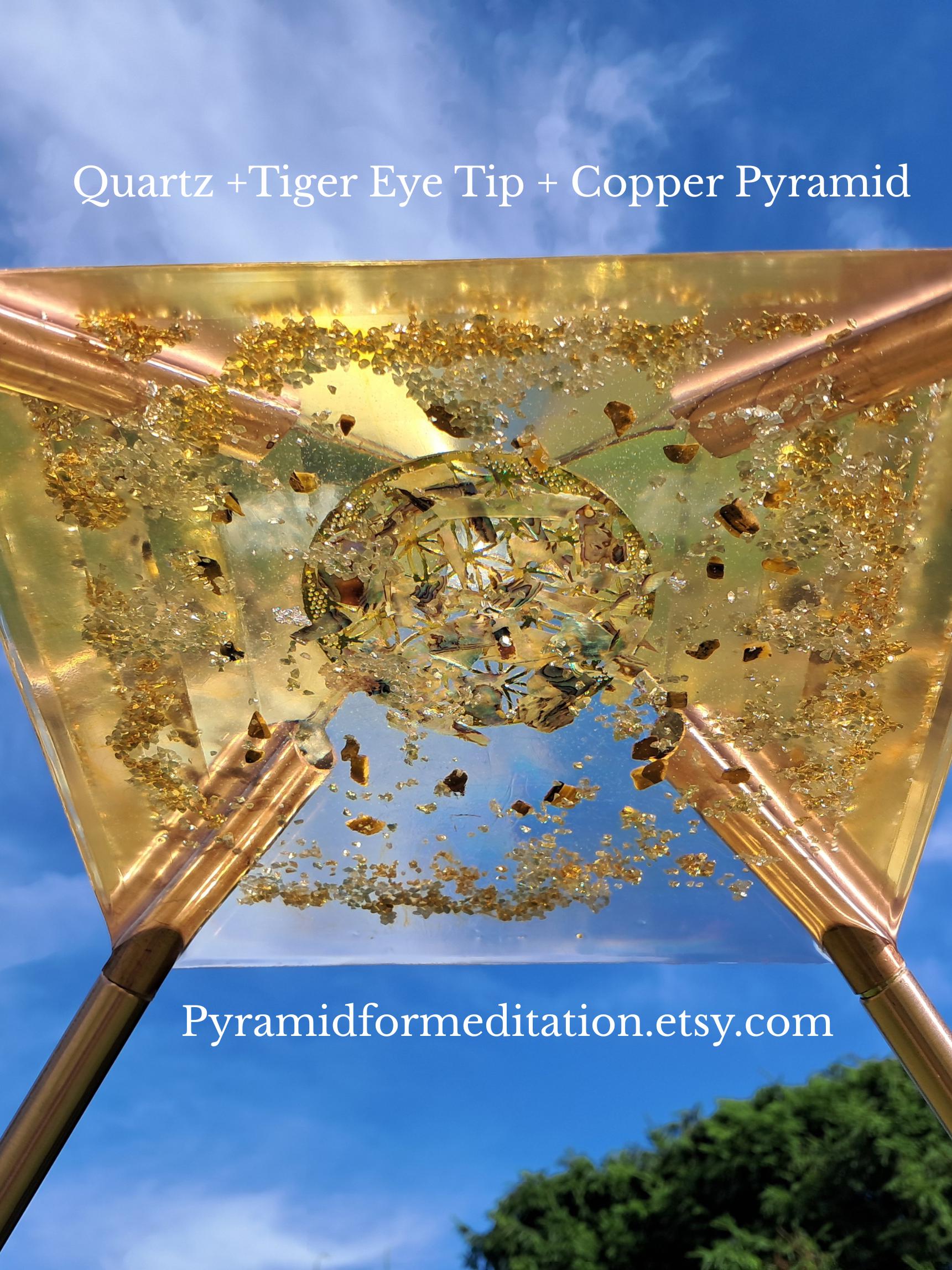 The 2m/ 6,5ft Copper Giza Pyramid For Meditation,Concentration