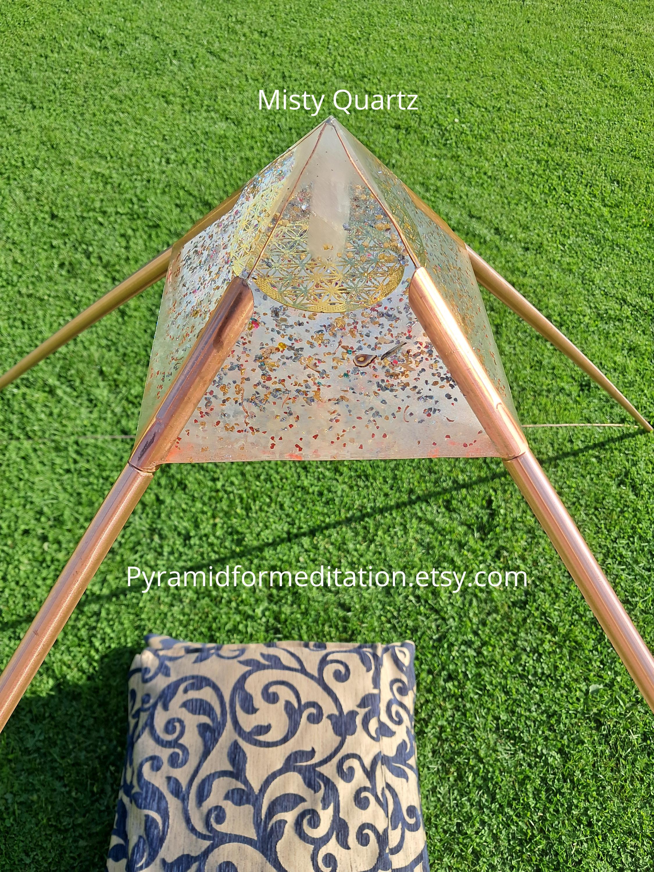 The 2m/ 6,5ft Copper Giza Pyramid For Meditation,Concentration