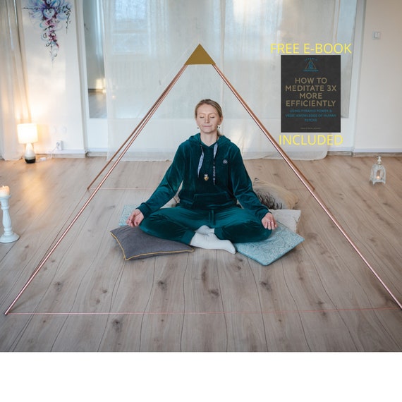 The 2m/ 6,5ft Copper Giza Pyramid For Meditation,Concentration