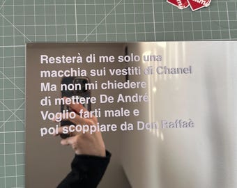 Specchio personalizzato 30x30 “Donne ricche”