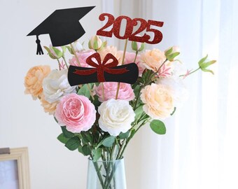 Graduation party decorations 2025, Graduation Centerpiece Sticks, class of 2025, 2025 Graduation Decoration, prom 2025 pick, 2025 decoration