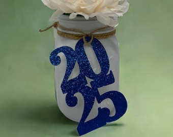 2025 tags, 2025 cut out, Graduation party decorations 2025, Graduation Cut outs, 2025 Mason jar tags, class of 2025, Graduation Decoration