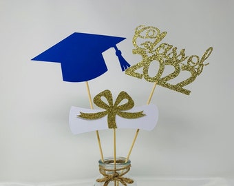 2024 Graduation decorations, Graduation Centerpiece Sticks, class of 2024, Graduation party Decoration, 2024 picks, Graduation Decor 2024