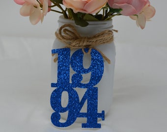 1994 tags, 1994 cut out, Graduation party decorations 1994, Graduation Cut outs, 1994 Mason jar tags, class of 1994, Graduation Decoration