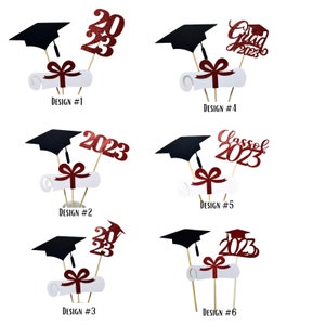 2024 Graduation decorations, Graduation Centerpiece Sticks, class of 2024, Graduation party Decoration, prom 2024 picks