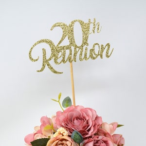 Set of 3 20th reunion, 20th Class Reunion Centerpiece, Class Reunion Decoration, 20th Class reunion, 20th Class reunion decoration, 2005.