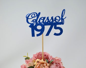 Class Reunion 1975, Class of 1975, 45th Class Reunion Centerpiece , Class Reunion Decoration, Class Anniversary, Prom, School, University