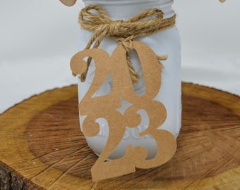 2024 tags, 2024 cut out, Graduation party decorations 2024, Graduation Cut outs, 2024 Mason jar tags, class of 2024, Graduation Decoration