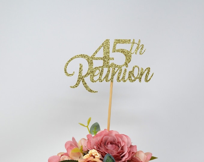 Class Reunion 1977, Class of 1977, 45th Class Reunion Centerpiece , Class Reunion Decoration, Class Anniversary, Prom, School, University