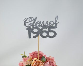 Class Reunion 1965, Class of 1965, Class Reunion Centerpiece , Class Reunion Decoration, Class Anniversary, Prom, School, University