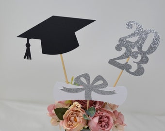 2024 Graduation decorations, Graduation Centerpiece Sticks, class of 2024, Graduation party Decoration, 2024 picks, Graduation Decor 2024