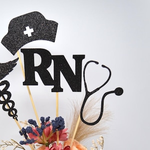Nurse Graduation centerpiece sticks, Graduation Centerpiece, Graduation Table Decor, Centerpiece, Graduation Party, class of 2025