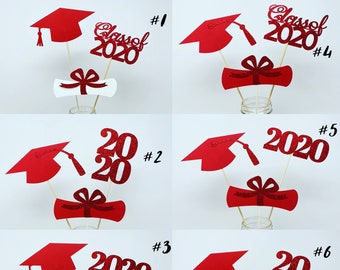 Graduation party decorations 2024, Graduation Centerpiece Sticks, class of 2024, 2024 Graduation Decoration, prom 2024 pick, 2024 decoration