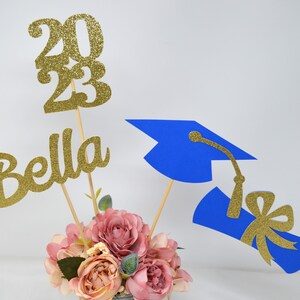 Graduation party decorations 2025, Graduation Centerpiece Sticks, PERSONALIZED, class of 2025, Graduation Decoration, prom 2025