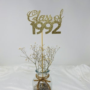 Class Reunion 1992, Class of 1992, Class Reunion Centerpiece , Class Reunion Decoration, 30th Anniversary, Prom, School, University