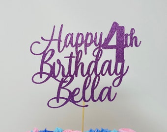 Any Number!, Custom Birthday Cake Topper, 18th Cake Topper, Happy 18th Birthday Topper,  Any number, personalized 18th birthday decorations