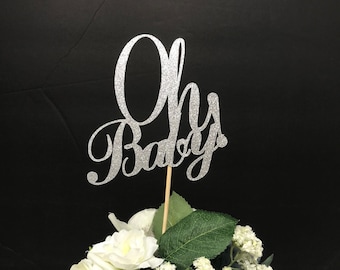 Set of 3 Oh Baby Centerpieces Stick. Gender Reveal Centerpieces. Gender Reveal Decorations. Boy or Girl Decorations. Baby Shower Decoration