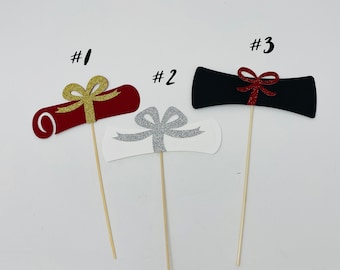 2025 Graduation decorations, Graduation Centerpiece Sticks, class of 2025, Graduation party Decoration, 2025 picks, Graduation Decor 2025