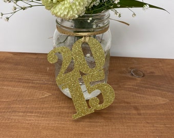 2015 Mason Jar Tags, Class Reunion 2015, Class Reunion Centerpiece, Class of 2015 Decoration, Class Anniversary, Prom, School, University