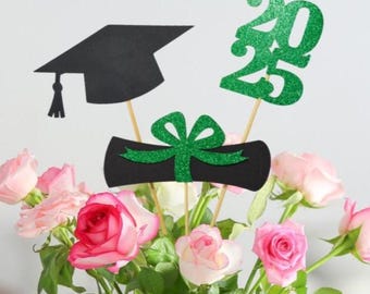 2025 Graduation decorations, Graduation Centerpiece Sticks, class of 2025, Graduation party Decoration, 2025 picks, Graduation Decor 2025