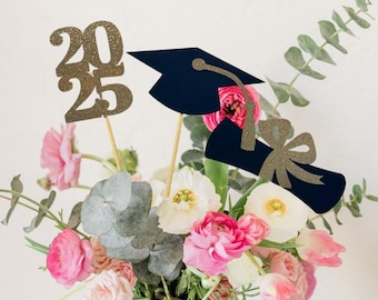 Graduation party decorations 2025, Graduation Centerpiece Sticks, Diploma, class of 2025, Graduation Decoration, prom 2025