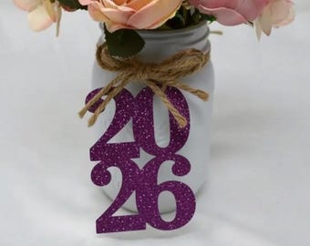2026 tags, 2026 cut out, Graduation party decorations 2026, Graduation Cut outs, 2026 Mason jar tags, class of 2026, Graduation Decoration