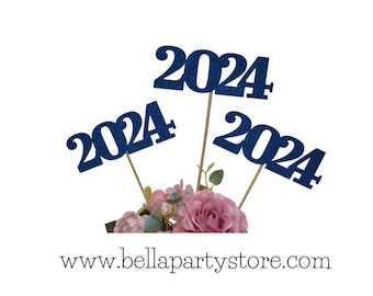 Graduation party decorations 2024, Graduation Centerpiece Sticks, class of 2024, Graduation Decoration, prom 2024