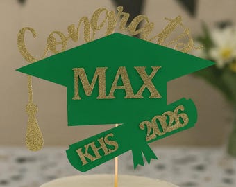 Graduation party decorations 2026, Graduation Cake Topper, Personalized Graduation cake topper, Graduation Party decor 2026, Congrats Grad