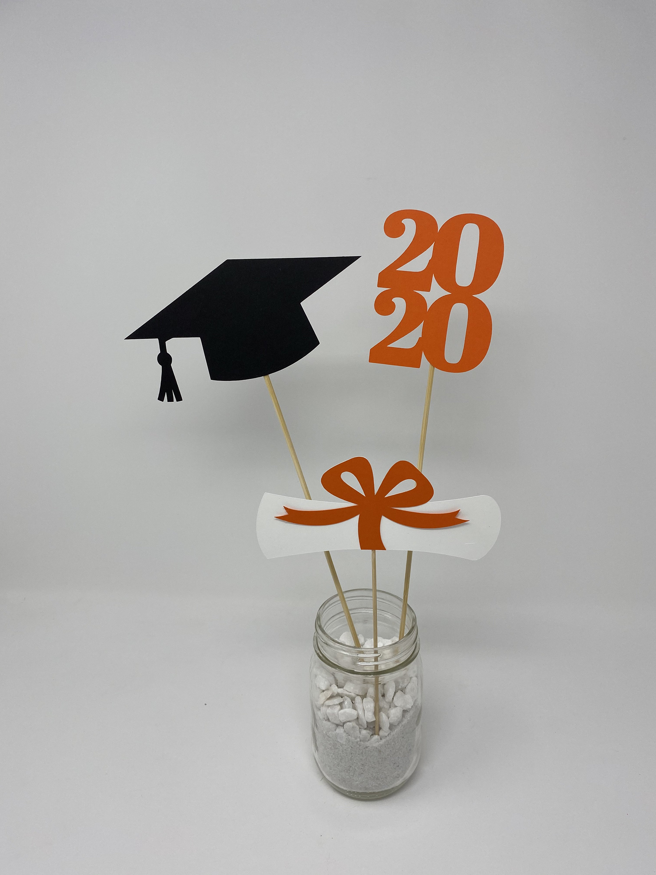 Graduation party decorations 2020, Orange Graduation