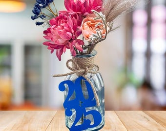 2025 tags, (Ready to ship next business day) 2025 cut out, party decorations 2025, Graduation Cut outs, 2025 Mason jar tags, class of 2025.