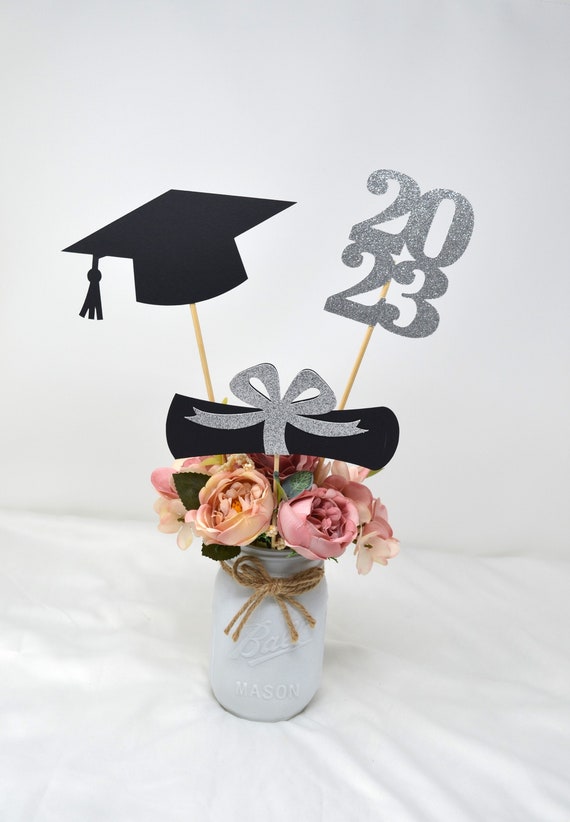 Graduation Decorations 2024, Graduation Centerpiece Sticks, Class of 2024,  Graduation Party Decorations, Graduation Party Decor, 2024 Grad -   Israel