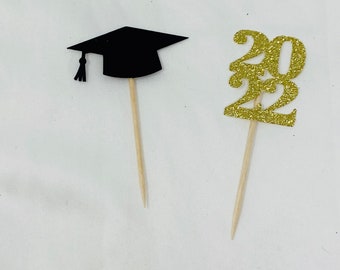 Graduation party decorations 2024, Graduation Cupcake toppers ,2024 Cupcakes, Grad, Cap, class of 2024, Graduation Decoration, prom 2024