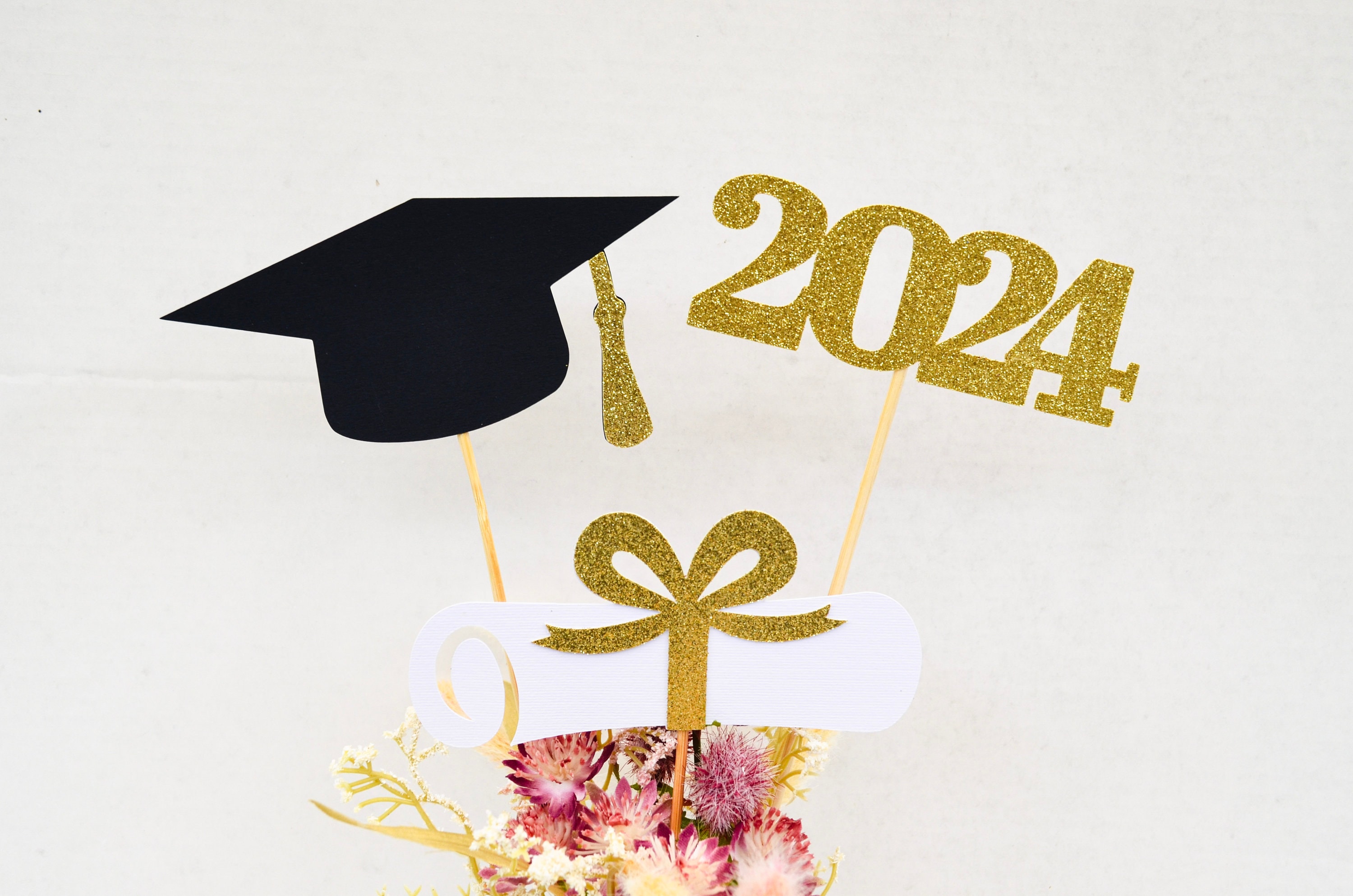 Graduation decorations 2024, Graduation Centerpiece Sticks, class of