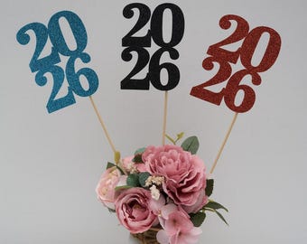 Graduation party decorations 2026, Graduation Centerpiece Sticks, Grad 2026, custom name centerpiece, Graduation table decor, Class of 2026