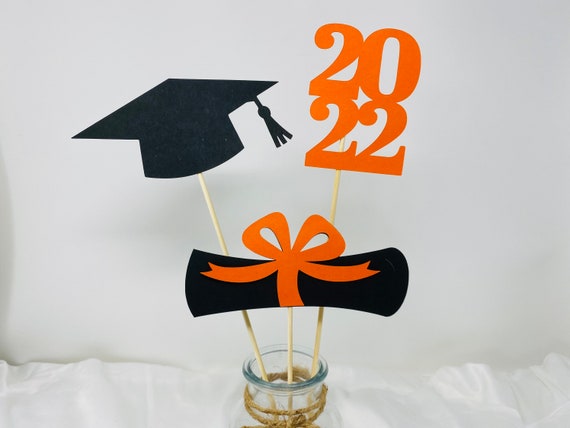 Graduation Party Decorations 2024, Graduation Centerpiece Sticks, Grad  2024, Graduation Table Decor, Class of 2024, Table Decorations 