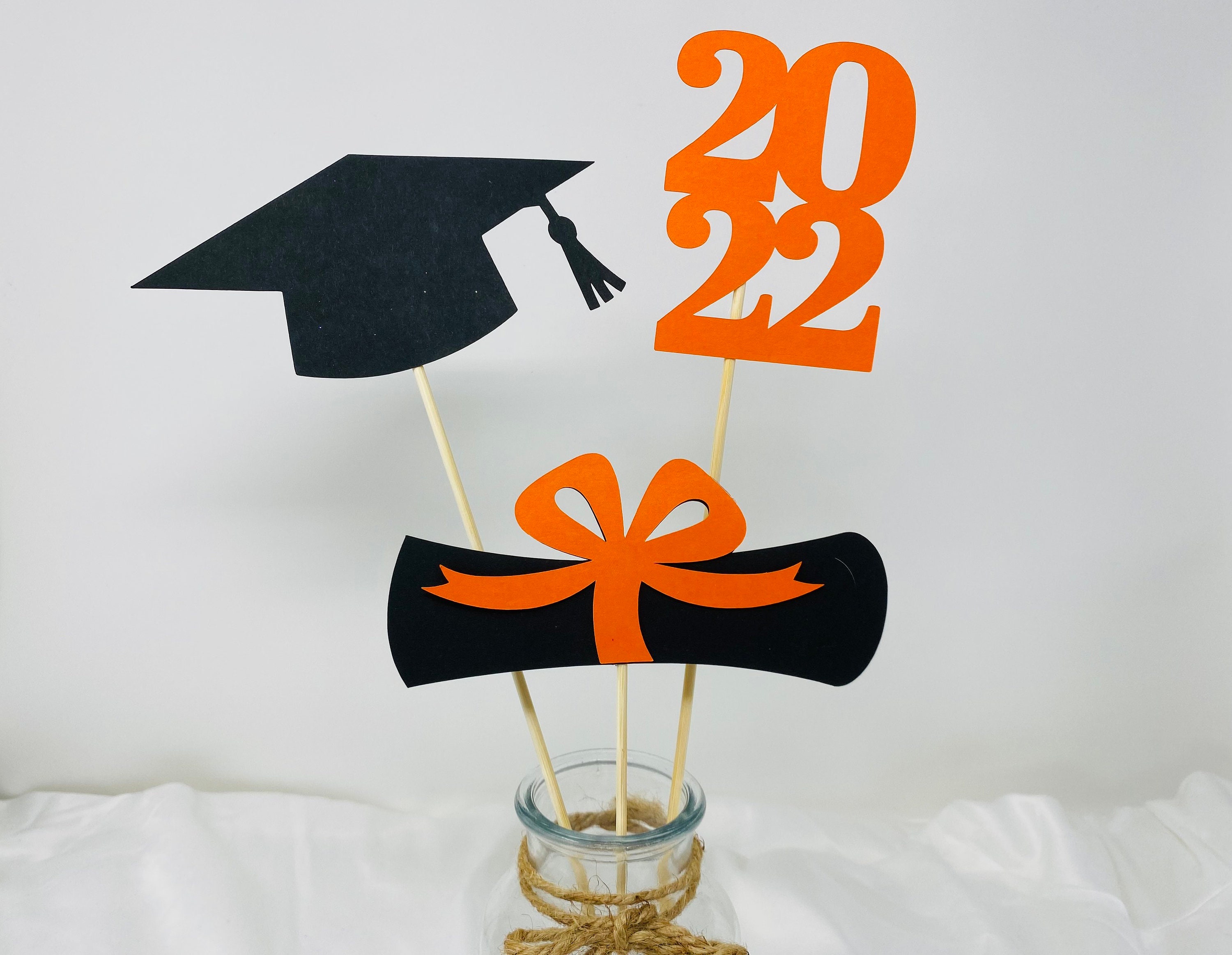 Graduation party decorations 2024, Graduation Centerpiece Sticks, Grad