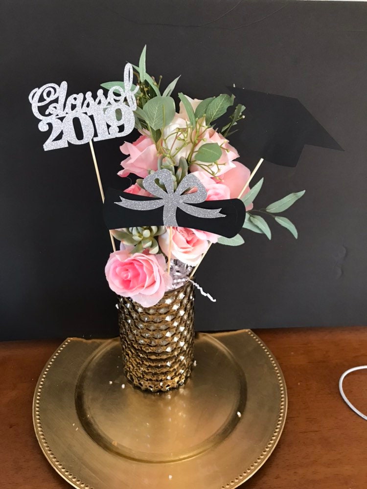 Graduation party decorations 2024, Graduation Centerpiece Sticks, Grad
