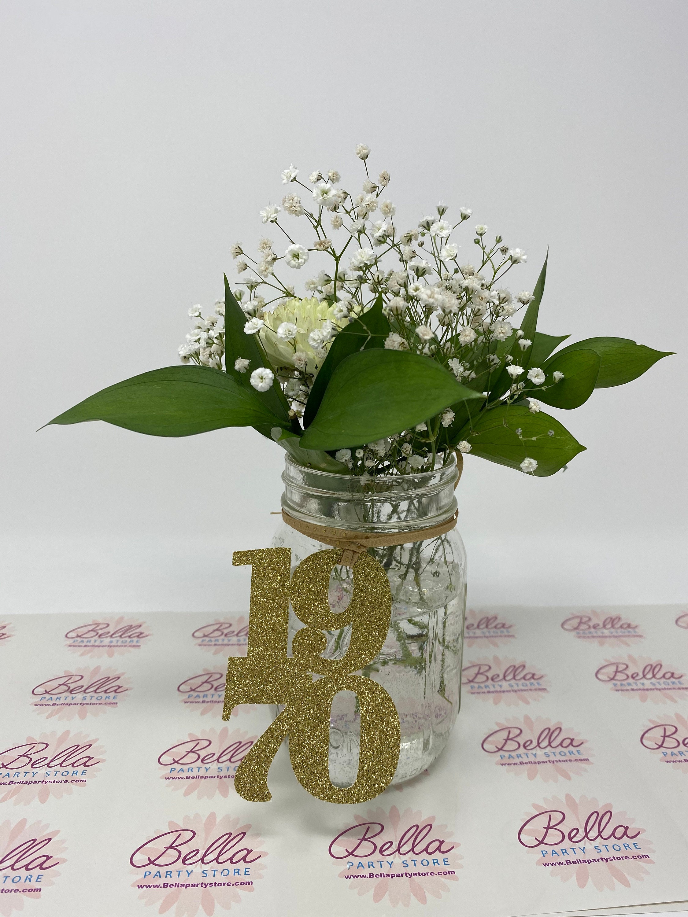 1970 Mason Jar Tags Class Reunion 1970 50th Class Reunion Centerpiece